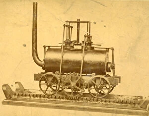 Middleton Gallery: Model of Matthew Murrays steam locomotive