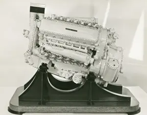 Model Napier Deltic engine