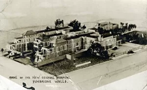 Images Dated 30th December 2015: Model of the New General Hospital - Tunbridge Wells, Kent