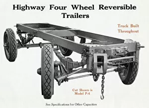 Images Dated 10th March 2020: Model P-4 Highway Four Wheel Reversible Trailer