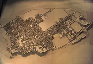 Amphitheatre Prints: Model of Pompeii