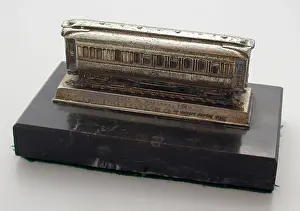 Compiegne Prints: Model of railway carriage where Armistice signed