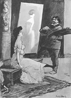 Frustrated Prints: Model Repartee by Dudley Hardy
