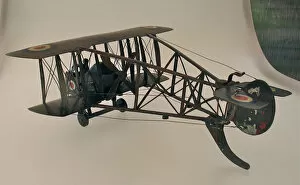 Images Dated 25th March 2011: Model of a Royal Aircraft Factory aeroplane - FE2A