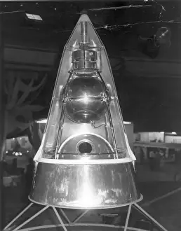 Earls Prints: A model of Sputnik II at Earls Court July 1961