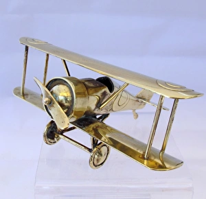 Images Dated 25th July 2012: Model of a WWI biplane