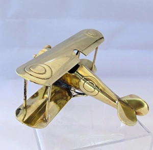 Images Dated 25th July 2012: Model of a WWI biplane