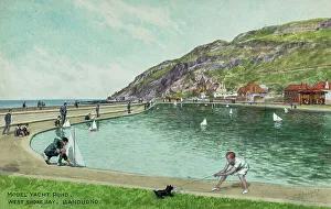 Pond Prints: Model Yacht Pond, Llandudno, Conwy, North Wales