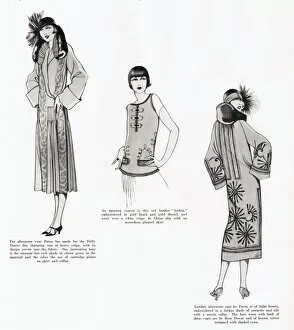 Three models by Patou for The Dolly Sisters, Spring 1924