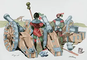 Besiege Prints: Modern age. Imperial artillery (from the Bologna Procession)