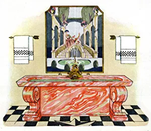 Bathroom Prints: Modern American Bathroom