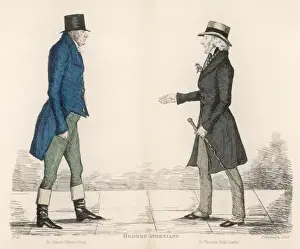 Greeted Prints: Modern Athenians plate 15 - Edinburgh