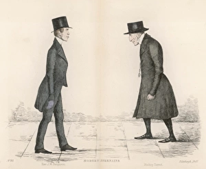 Antiquated Gallery: Modern Athenians plate 23 - Edinburgh