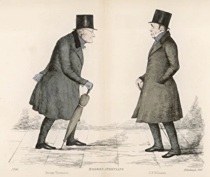 Antiquated Gallery: Modern Athenians plate 24 - Edinburgh
