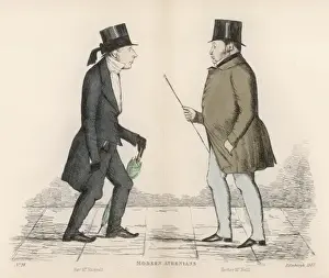 Mcneill Prints: Modern Athenians plate 28 - Edinburgh
