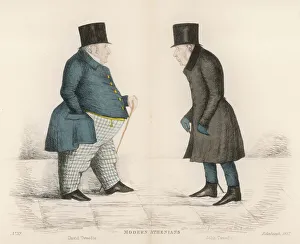 Antiquated Gallery: Modern Athenians plate 32 - Edinburgh