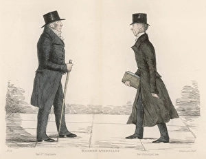 Antiquated Gallery: Modern Athenians plate 34 - Edinburgh