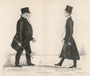 Archdeacon Collection: Modern Athenians plate 43 - Edinburgh