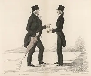 1839 Prints: Modern Athenians plate 5 - Edinburgh