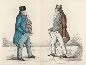 1839 Gallery: Modern Athenians plate 9 - Edinburgh