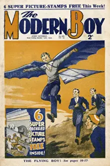 Daring Prints: The Modern Boy featuring the Flying Boy