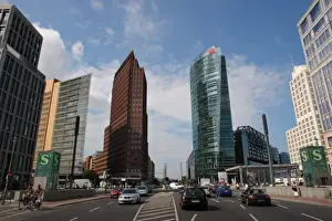 Platz Prints: Modern buildings, Potsdamer Platz, Berlin, Germany