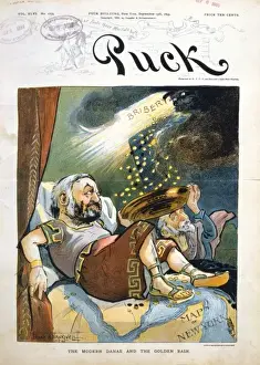 The modern Danae and the golden rain
