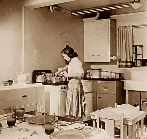 A modern electric kitchen