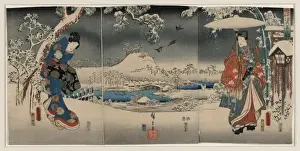 A modern version of the Tale of Genji in snow scenes