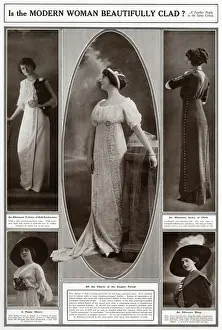 Corsage Prints: Modern women wearing beautiful dresses 1912