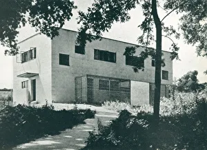 Totnes Prints: Modernist Cottage, Dartington Hall, Devon