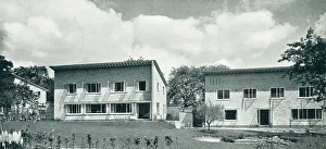 Crowley Prints: Modernist Group Of Houses, Tewin, Hertfordshire