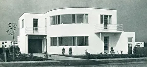 Twenty Prints: Modernist House At Frinton-On-Sea