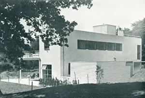 Harland Prints: Modernist House, Penselwood, Somerset