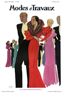 Modes et Travaux front cover. Art deco