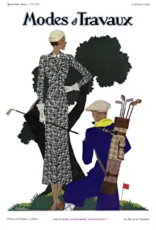 Modes et Travaux front cover. Art deco