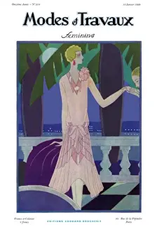 Modes et Travaux front cover. Art deco