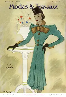 Modes et Travaux front cover. Art deco