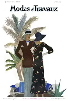 Modes et Travaux front cover. Art deco