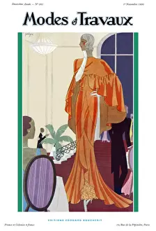 Modes et Travaux front cover. Art deco
