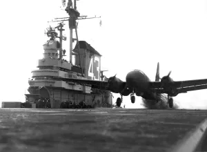Capes Prints: A modified Lockheed P2V-2 Neptune during trials