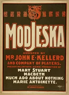 Modjeska assisted by Mr. John E. Kellerd and company of play