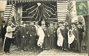 Sheikh Prints: Mohammed Ben Bouaziz Ben Gana - at a reception