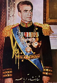 Monarch Prints: Mohammed Reza Pahlavi, The Shah of Persia