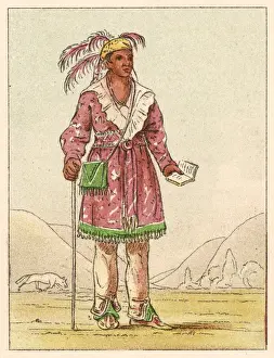 Mohican Prints: Mohican Man 1830
