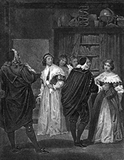 1666 Prints: Moliere / Femmes Savantes
