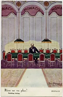 Monaco Prints: Monaco Casino - Nothing Doing / No More