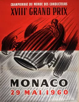 Motoring Posters and Prints Gallery: Monaco Grand Prix Poster