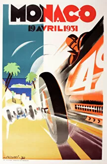 Images Dated 15th November 2011: Monaco Grand Prix Poster - 1931