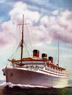 Furness Prints: Monarch of Bermuda, Furness Withy liner
